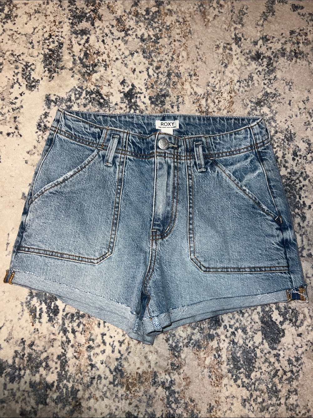 NWT Roxy Faded Denim Jean Shorts